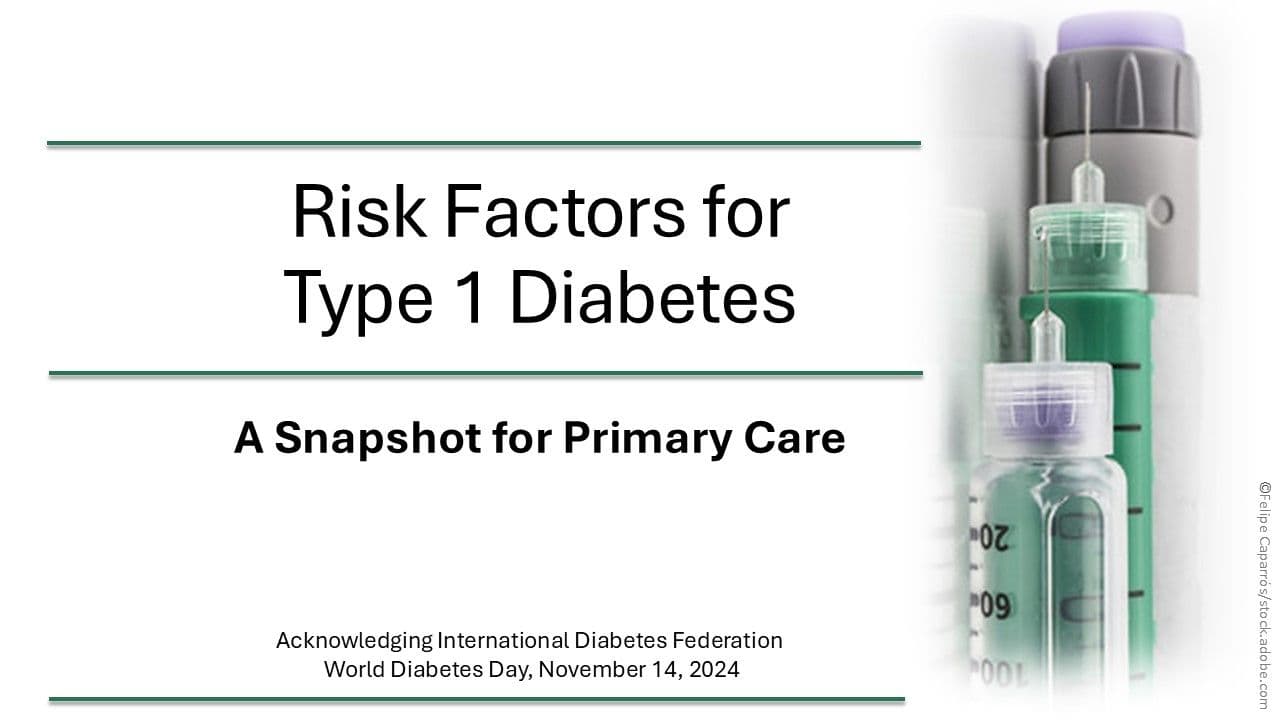 Risk Factors for Type 1 Diabetes: A Snapshot for Primary Care / image credit insulin pens ©Felipe Caparrós/stock.adobe.com