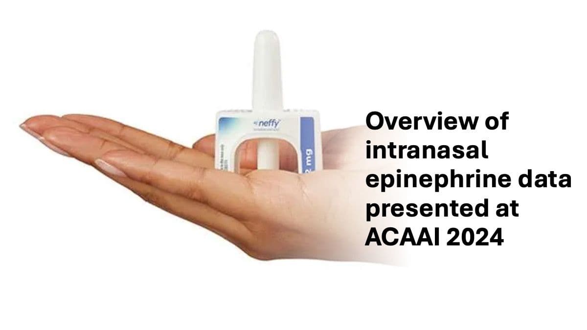 New Data on Needle Free Epinephrine Spray Presented at ACAAI 2024