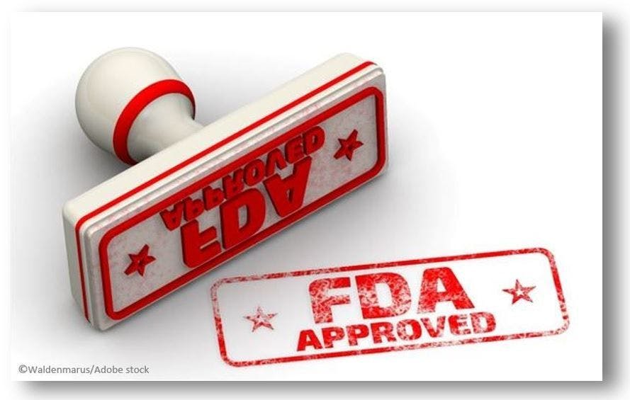 Dapagliflozin Approved by FDA to Improve Glycemic Control in Children, Adolescents with T2D/ image credit FDA approval stamp: ©Waldenmarus/stock.adobe.com