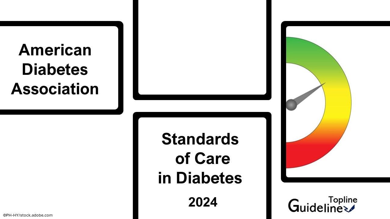 ADA Standards of Care in Diabetes 2024: A Guideline Topline / image credit diabetes BG meter ©PH-HY/stock.adobe.com