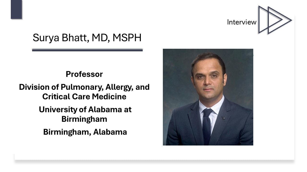 Surya Bhatt, MD, MSPH, Reports the Pivotal Phase 3 Findings for Dupilumab as Add-On Treatment for COPD
